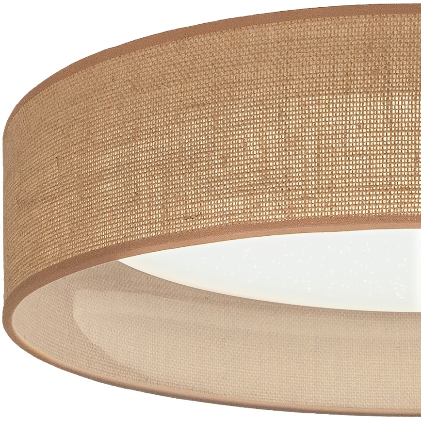 Brilagi - LED Dimmable ceiling light VELVET SMARTIX STARS LED/36W/230V 3000-6000K Ø 55 cm beige Wi-Fi Tuya Beacon + remote control