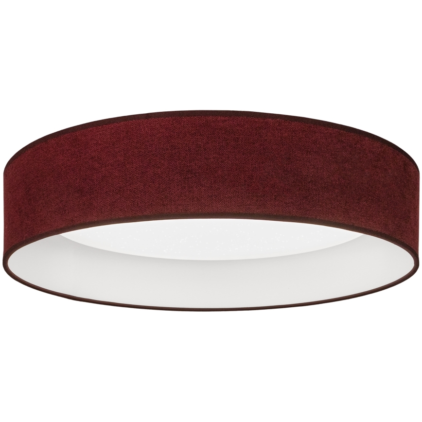 Brilagi - VELVET SMARTIX STARS LED Dimmable Ceiling Light 36W/230V, Tunable 3000–6000K, Ø55 cm, Burgundy, Wi‑Fi Tuya & Beacon + Remote Control