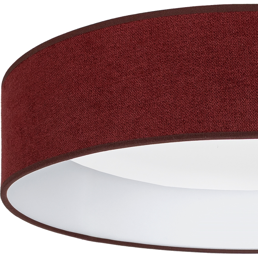 Brilagi - VELVET SMARTIX STARS LED Dimmable Ceiling Light 36W/230V, Tunable 3000–6000K, Ø55 cm, Burgundy, Wi‑Fi Tuya & Beacon + Remote Control