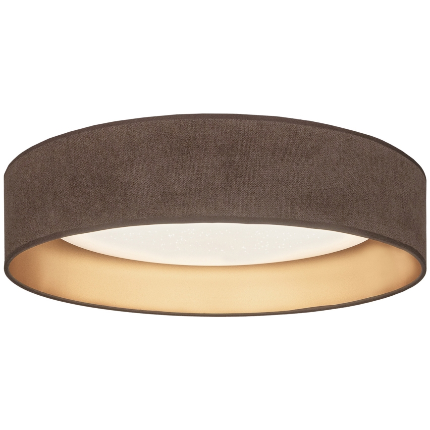 Brilagi - LED Dimmable Ceiling Light VELVET SMARTIX STARS LED/36W/230V 3000-6000K Ø 55 cm Brown/Gold Wi-Fi Tuya Beacon + Remote Control