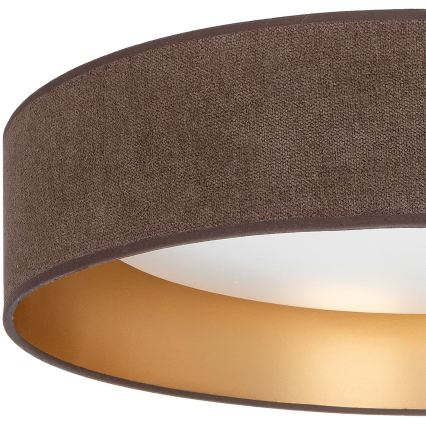 Brilagi - LED Dimmable Ceiling Light VELVET SMARTIX STARS LED/36W/230V 3000-6000K Ø 55 cm Brown/Gold Wi-Fi Tuya Beacon + Remote Control