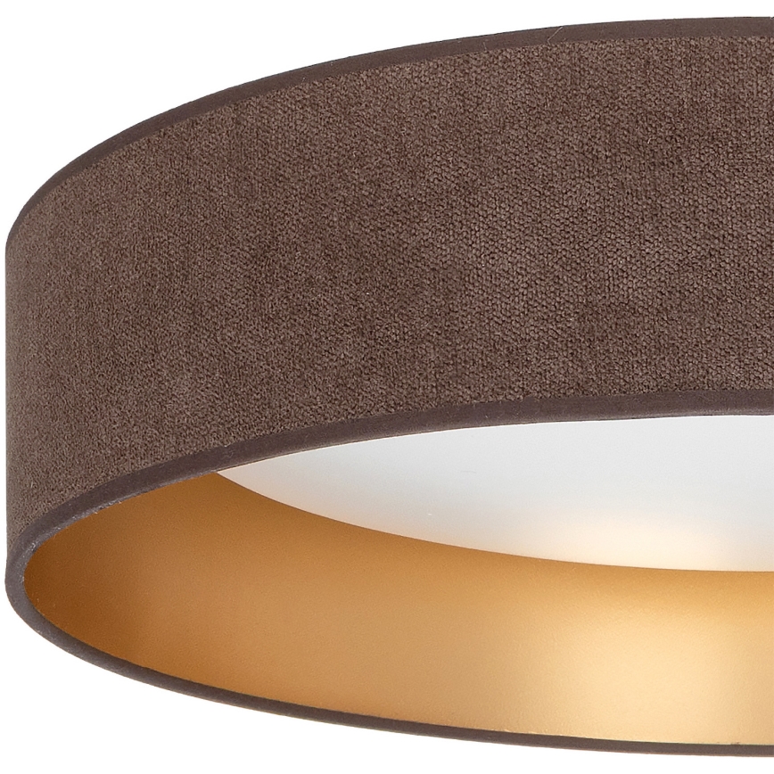 Brilagi - LED Dimmable Ceiling Light VELVET SMARTIX STARS LED/36W/230V 3000-6000K Ø 55 cm Brown/Gold Wi-Fi Tuya Beacon + Remote Control