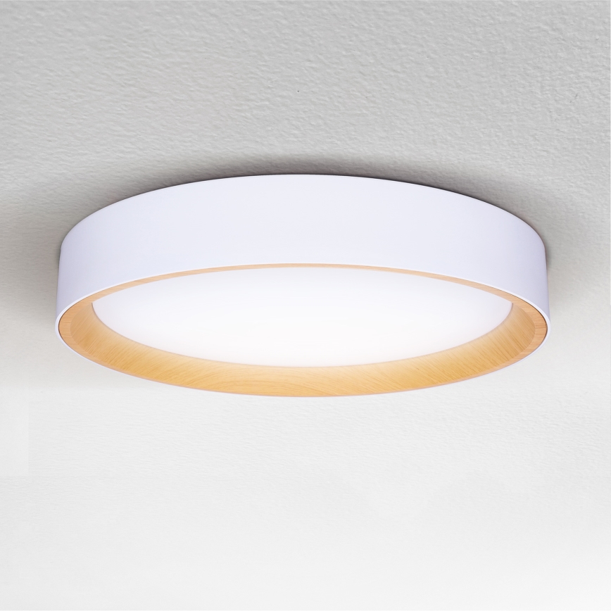 Brilagi - LED Dimmable ceiling light LARIOS LED/48W/230V 3000-6500K ø 39 cm white + remote control
