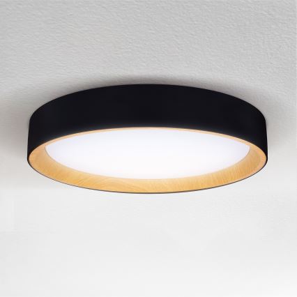 Brilagi - LED Dimmable ceiling light LARIOS LED/60W/230V 3000-6500K ø 49 cm black + remote control