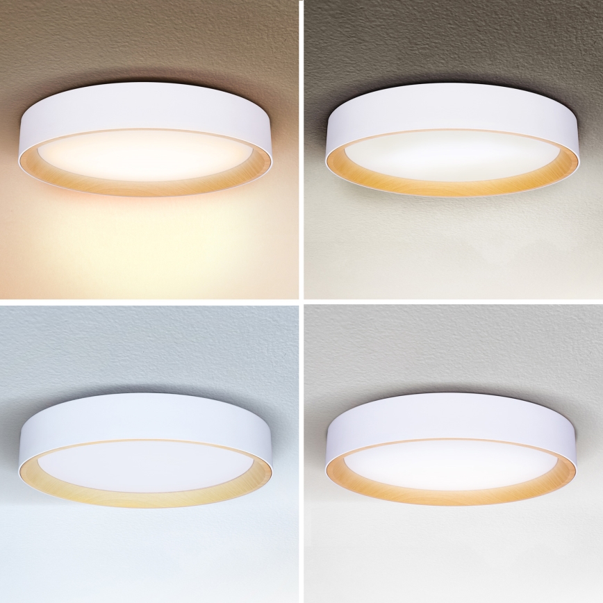 Brilagi - LED Dimmable ceiling light LARIOS LED/60W/230V 3000-6500K ø 49 cm white + remote control