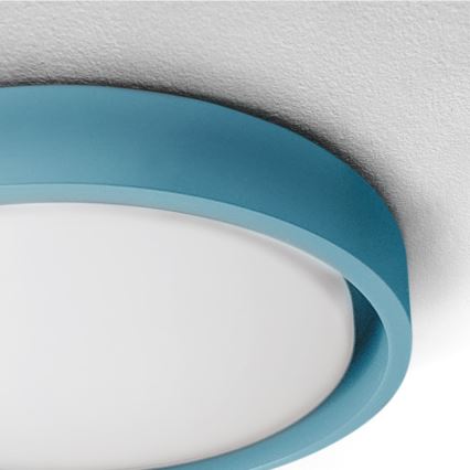 Brilagi - LED Dimmable Ceiling Light MATTEO LED/48W/230V 3000-6500K Ø 41 cm Turquoise + Remote Control