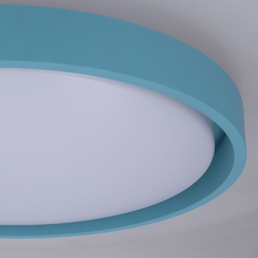 Brilagi - LED Dimmable Ceiling Light MATTEO LED/48W/230V 3000-6500K Ø 41 cm Turquoise + Remote Control