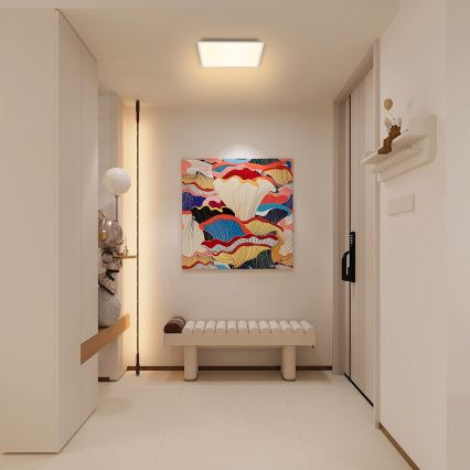 Brilagi - LED Dimmable ceiling light SLIMFRAME LED/25W/230V 30x30 cm 3000-6000K white + remote control