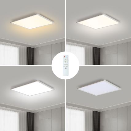 Brilagi - LED Dimmable ceiling light SLIMFRAME LED/36W/230V 45x45 cm 3000-6000K white + remote control
