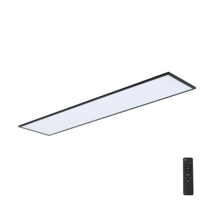 Brilagi - LED Dimmable ceiling light SLIMFRAME LED/58W/230V 120x30 cm 3000-6000K black + remote control