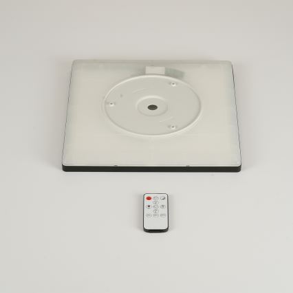 Brilagi - LED Dimmable ceiling light ULTRA SLIM LED/18W/230V 2700-6500K 30x30 cm black + remote control