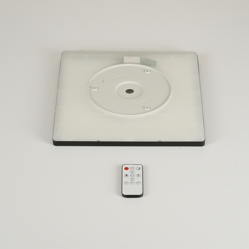 Brilagi - LED Dimmable ceiling light ULTRA SLIM LED/18W/230V 2700-6500K 30x30 cm black + remote control