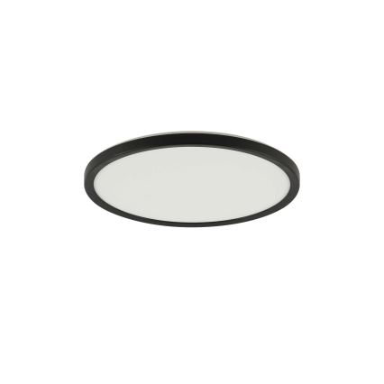 Brilagi - LED Dimmable ceiling light ULTRA SLIM LED/18W/230V 2700-6500K d. 30 cm black + remote control