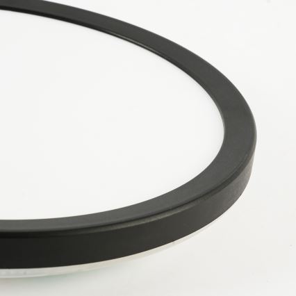 Brilagi - LED Dimmable ceiling light ULTRA SLIM LED/18W/230V 2700-6500K d. 30 cm black + remote control