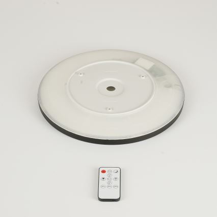 Brilagi - LED Dimmable ceiling light ULTRA SLIM LED/18W/230V 2700-6500K d. 30 cm black + remote control