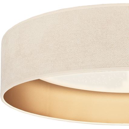BRILAGI - Dimmable LED Ceiling Light VELVET SMARTIX STARS LED/36W/230V 3000–6000K Ø 55 cm cream/gold Wi‑Fi Tuya Beacon + remote control