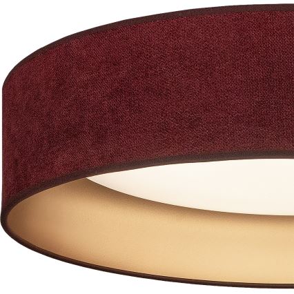 Brilagi - VELVET SMARTIX Dimmable LED Ceiling Light LED/36W/230V 3000-6000K dia. 55 cm Burgundy/Gold Wi-Fi Tuya Beacon + Remote Control