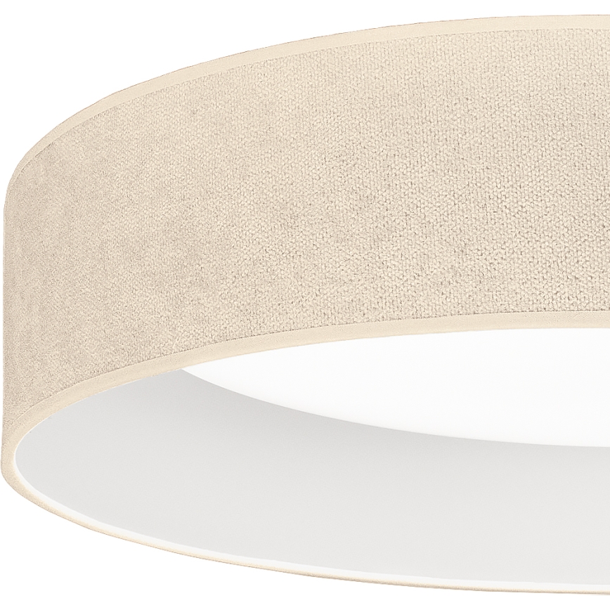 Brilagi - Dimmable LED Ceiling Light VELVET SMARTIX LED/36W/230V 3000-6000K dia. 55 cm cream Wi-Fi Tuya Beacon + remote control