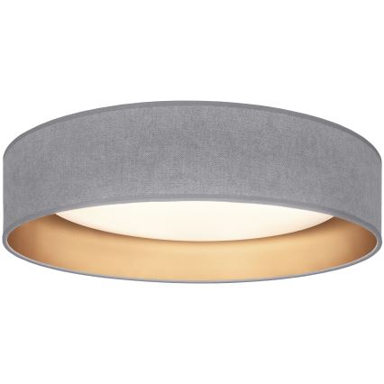 Brilagi - Dimmable LED Ceiling Light VELVET SMARTIX LED/36W/230V 3000-6000K Ø 55 cm gray/gold Wi-Fi Tuya Beacon + remote control