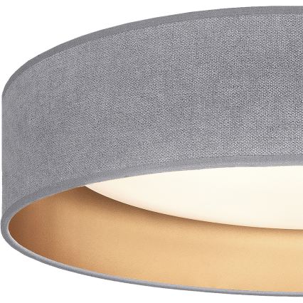 Brilagi - Dimmable LED Ceiling Light VELVET SMARTIX LED/36W/230V 3000-6000K Ø 55 cm gray/gold Wi-Fi Tuya Beacon + remote control