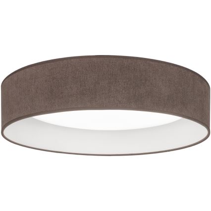 Brilagi - VELVET SMART VARI LED Dimmable Ceiling Light LED/24W/230V 3000-6500K Ø 45 cm Brown + Remote Control