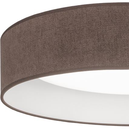 Brilagi - VELVET SMART VARI LED Dimmable Ceiling Light LED/24W/230V 3000-6500K Ø 45 cm Brown + Remote Control