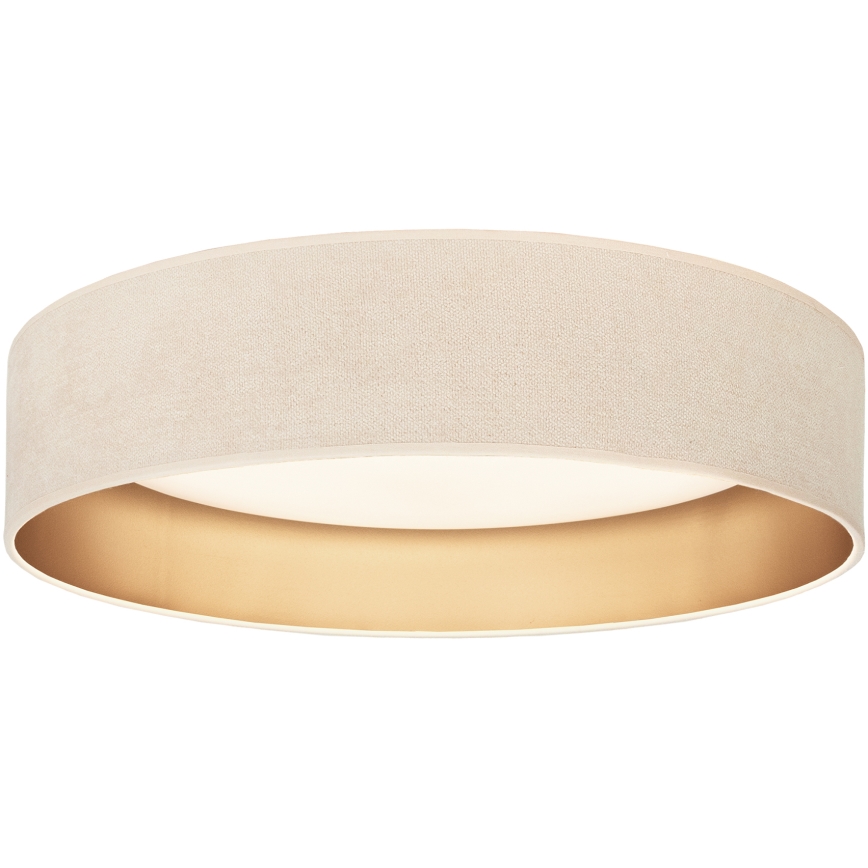 Brilagi - VELVET SMART VARI LED dimmable ceiling light, 36W/230V, 3000-6500K, Ø 55 cm, cream/gold + remote control