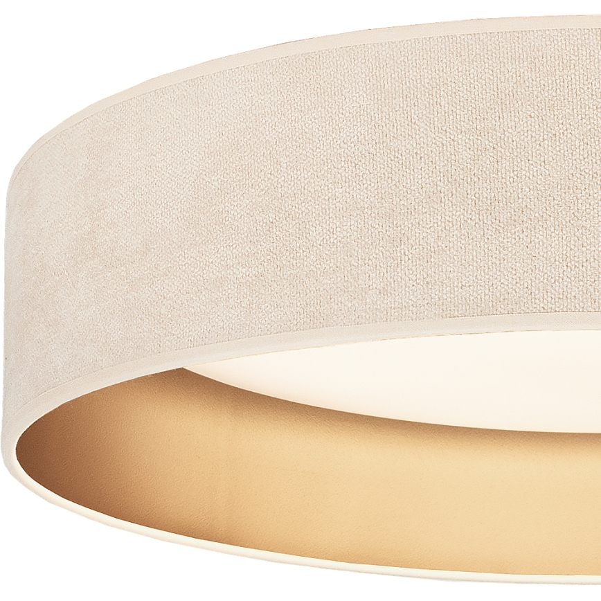 Brilagi - VELVET SMART VARI LED dimmable ceiling light, 36W/230V, 3000-6500K, Ø 55 cm, cream/gold + remote control