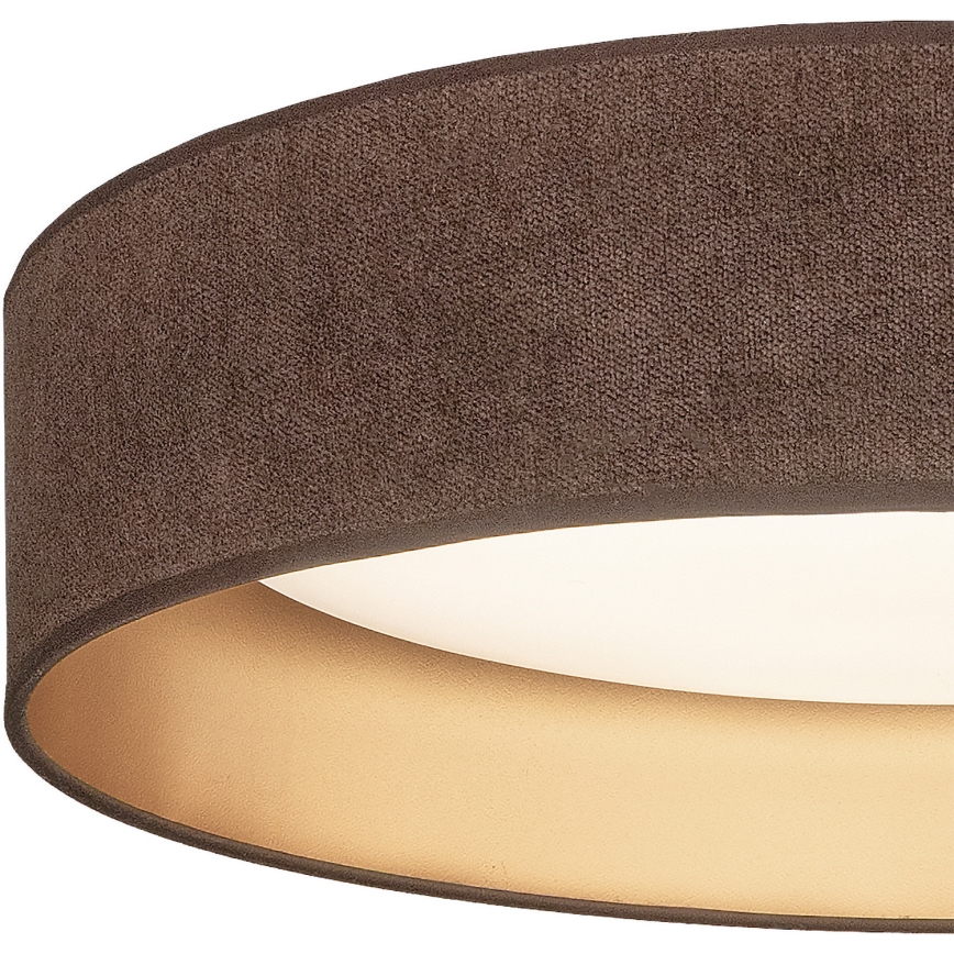 BRILAGI - VELVET SMART VARI Dimmable LED Ceiling Light LED/36W/230V 3000-6500K Ø 55 cm Brown/Gold + Remote Control