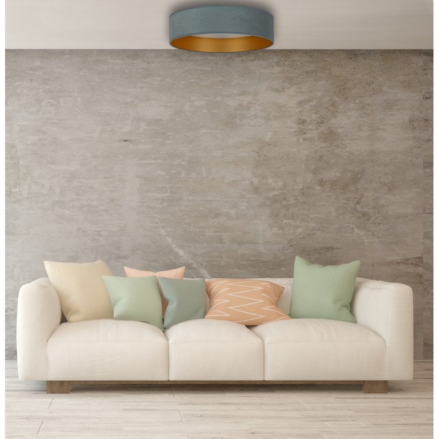 Brilagi - LED Dimmable ceiling light VELVET SMART LED/36W/230V d. 55 cm 2700-6500K Wi-Fi Tuya mint/gold + remote control
