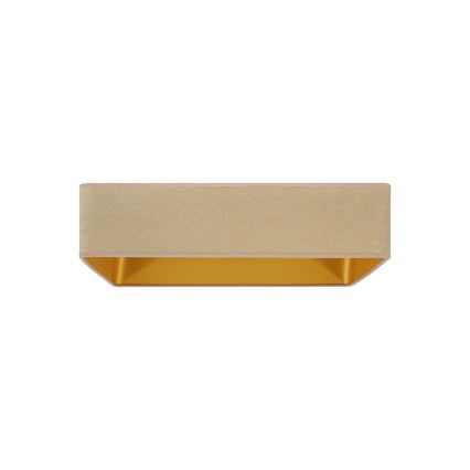 Brilagi - LED Dimmable ceiling light VELVET SQUARE LED/24W/230V 3000/4000/6500K + remote control beige