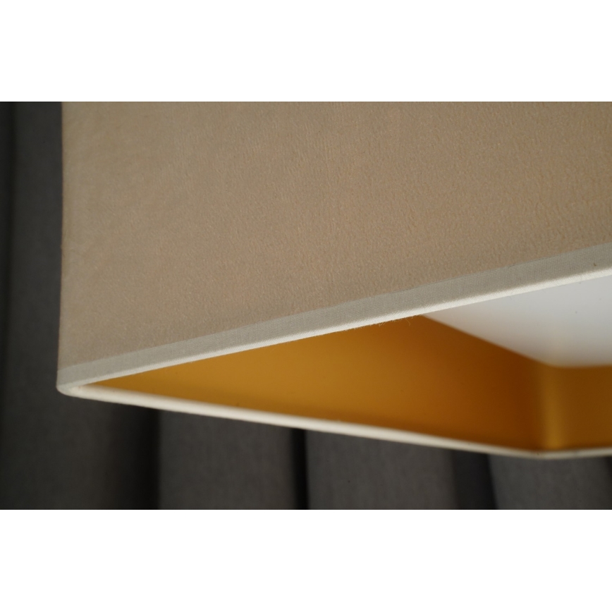 Brilagi - LED Dimmable ceiling light VELVET SQUARE LED/24W/230V 3000/4000/6500K + remote control creamy