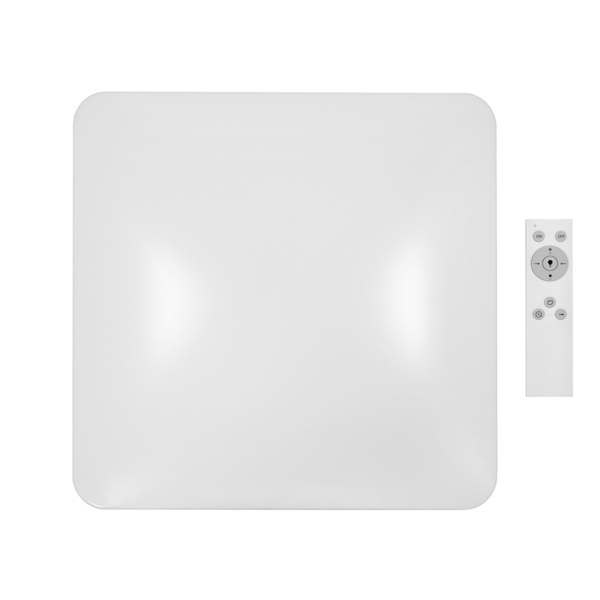 Brilagi - LED Dimmable ceiling light VELVET SQUARE LED/24W/230V 3000/4000/6500K + remote control creamy