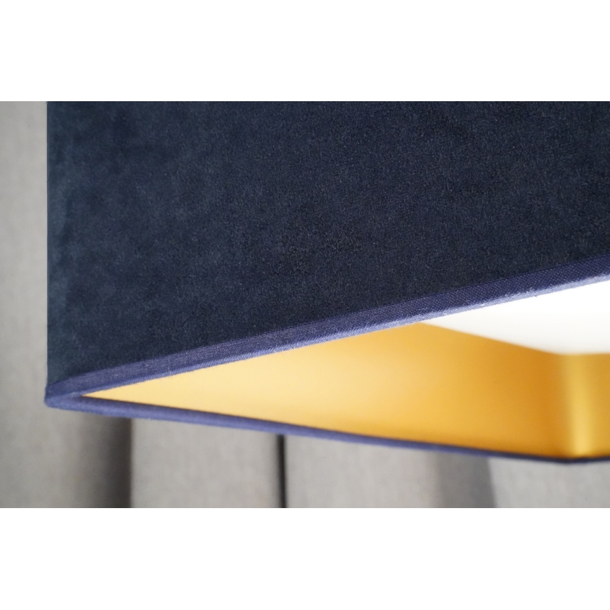 Brilagi - LED Dimmable ceiling light VELVET SQUARE LED/24W/230V 3000/4000/6500K + remote control dark blue