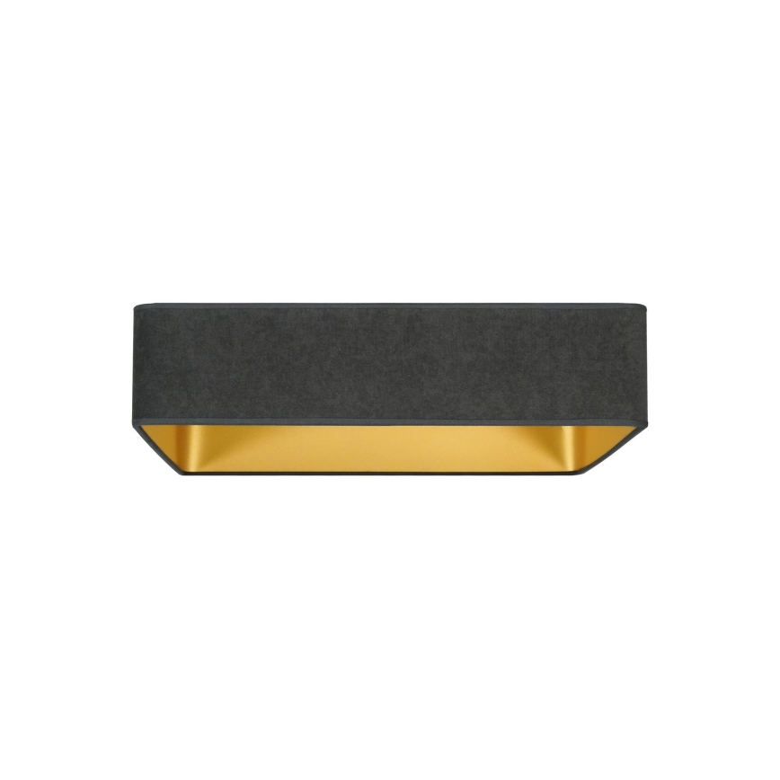 Brilagi - LED Dimmable ceiling light VELVET SQUARE LED/24W/230V 3000/4000/6500K + remote control grey