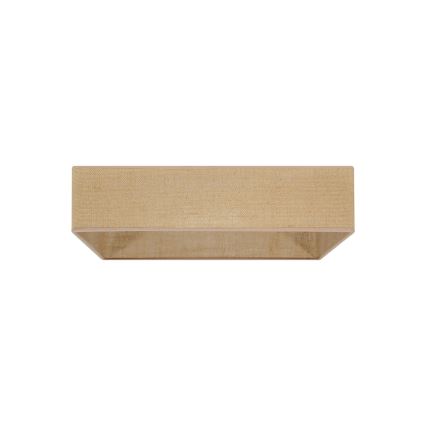 Brilagi - LED Dimmable ceiling light VELVET SQUARE SMART LED/36W/230V 2700-6500K Wi-Fi Tuya + remote control brown