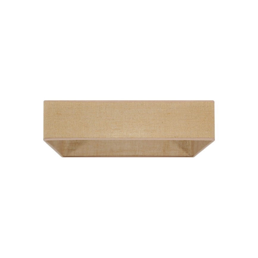 Brilagi - LED Dimmable ceiling light VELVET SQUARE SMART LED/36W/230V 2700-6500K Wi-Fi Tuya + remote control brown