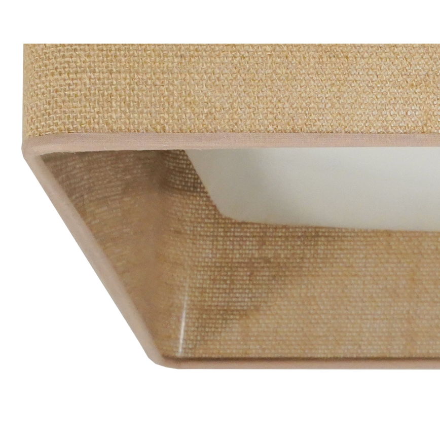 Brilagi - LED Dimmable ceiling light VELVET SQUARE SMART LED/36W/230V 2700-6500K Wi-Fi Tuya + remote control brown