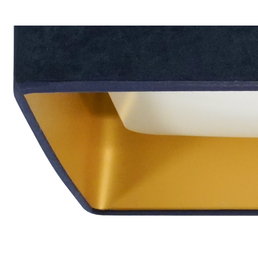 Brilagi - LED Dimmable ceiling light VELVET SQUARE SMART LED/36W/230V 2700-6500K Wi-Fi Tuya + remote control dark blue