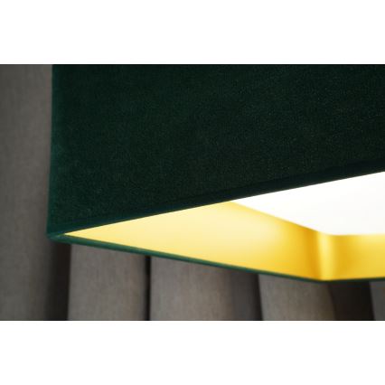 Brilagi - LED Dimmable ceiling light VELVET SQUARE SMART LED/36W/230V 2700-6500K Wi-Fi Tuya + remote control green