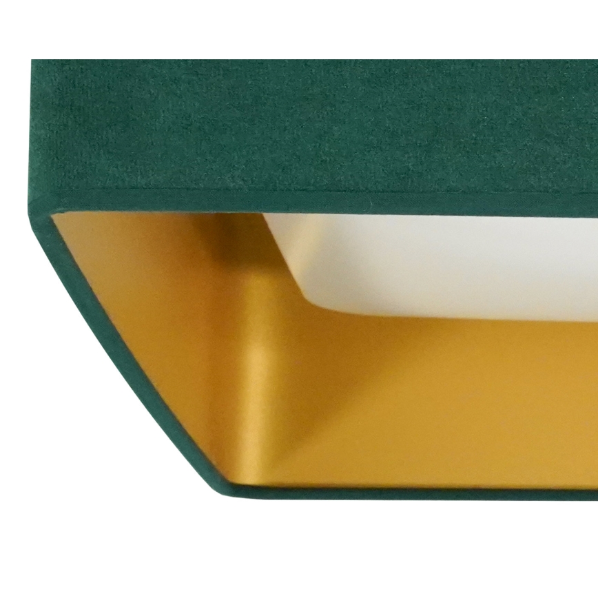 Brilagi - LED Dimmable ceiling light VELVET SQUARE SMART LED/36W/230V 2700-6500K Wi-Fi Tuya + remote control green