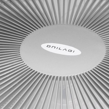 Brilagi - LED Dimmable light with a fan AURA LED/38W/230V 3000-6000K silver + remote control