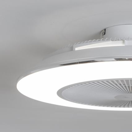 Brilagi - LED Dimmable light with a fan AURA LED/38W/230V 3000-6000K white + remote control