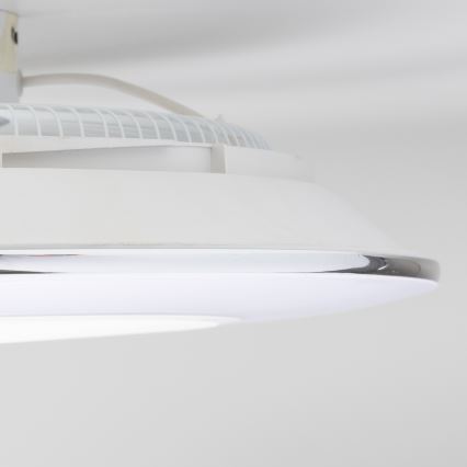 Brilagi - LED Dimmable light with a fan AURA LED/38W/230V 3000-6000K white + remote control