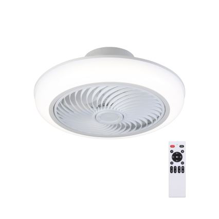 Brilagi - LED Dimmable ceiling light with a fan LED/30W/230V 3000-6500K white + remote control