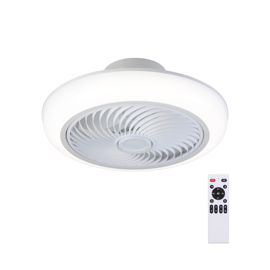 Brilagi - LED Dimmable ceiling light with a fan LED/30W/230V 3000-6500K white + remote control