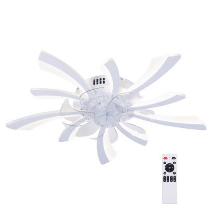 Brilagi - LED Dimmable ceiling light with a fan LED/50W/230V 3000-6500K white + remote control