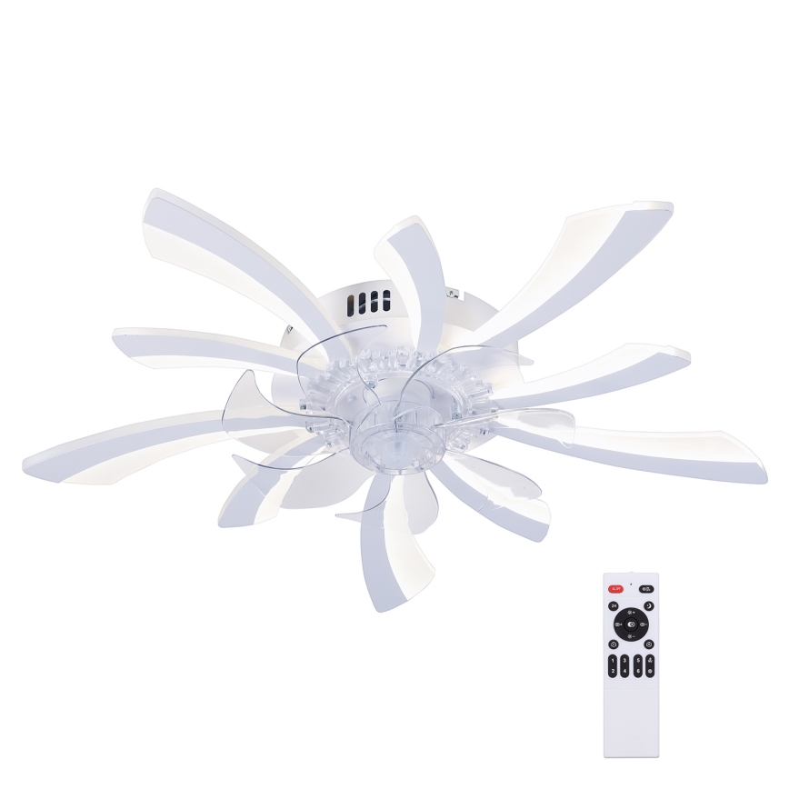 Brilagi - LED Dimmable ceiling light with a fan LED/50W/230V 3000-6500K white + remote control
