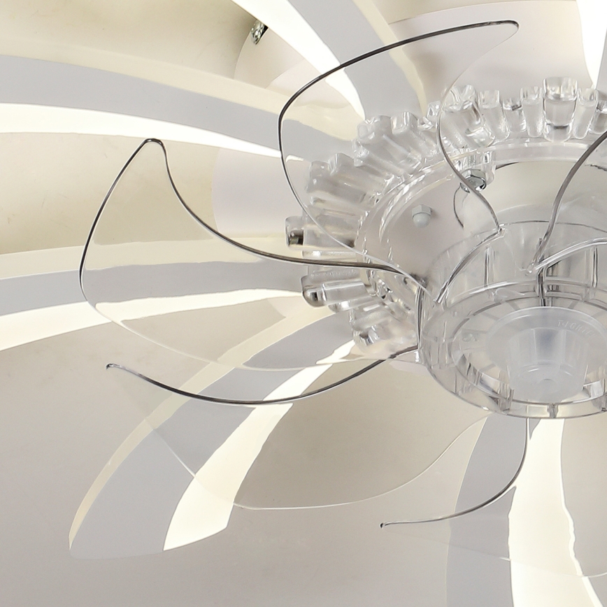 Brilagi - LED Dimmable ceiling light with a fan LED/50W/230V 3000-6500K white + remote control