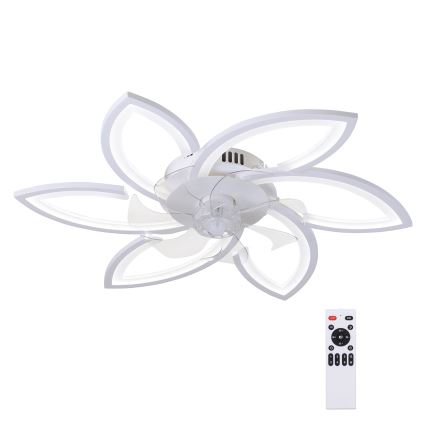 Brilagi - LED Dimmable ceiling light with a fan LED/50W/230V 3000-6500K white + remote control